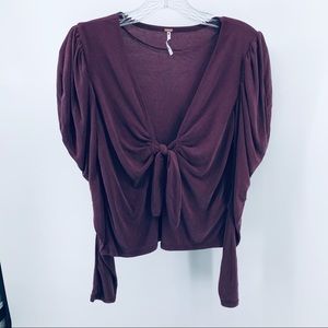 Free People tie the knot blouse